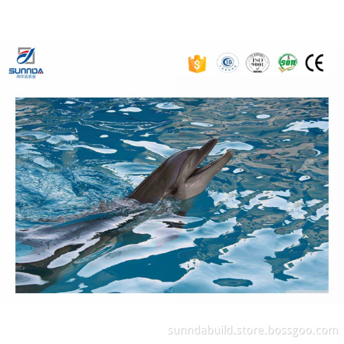 China new design floor tiles,dolphin life porcelain floor tiles,3d tiles for bedroom